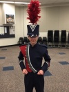 South Doyle High School band member in uniform