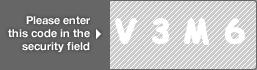 captcha code for visual authentication  letter V number 3 letter M number 6