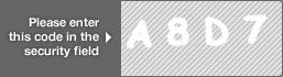 captcha code for visual authentication  letter A number 8 letter D number 7